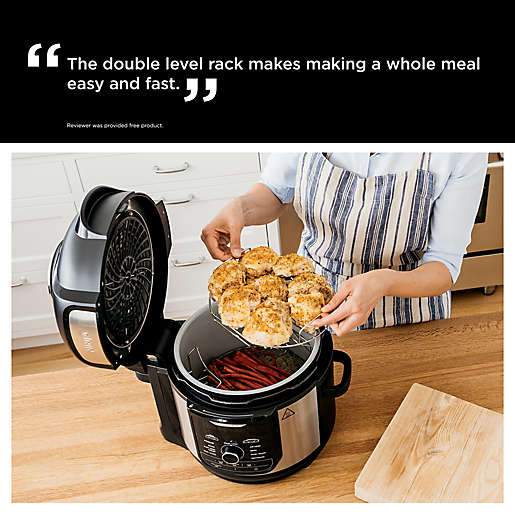 Ninja Foodi Pressure Cooker 9-in-1 Deluxe XL - Stainless Finish