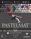 Clairefontaine - Pastelmat Glued Pad - Palette No. 6 - Charcoal Grey - 24 x 30 cm - 360g - 12 Sheets