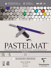 Clairefontaine - Pastelmat Glued Pad - Palette No. 3 - 12 Sheets - White