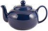 RSVP Large Stoneware 6-Cup Teapot, Blue