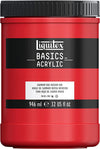 Liquitex BASICS Acrylic Paint, 946ml (32-oz) Jar, Cadmium Red Medium Hue