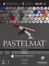 Clairefontaine - Pastelmat Glued Pad - Palette No. 6 - Charcoal Grey - 18 x 24 cm - 360g - 12 Sheets