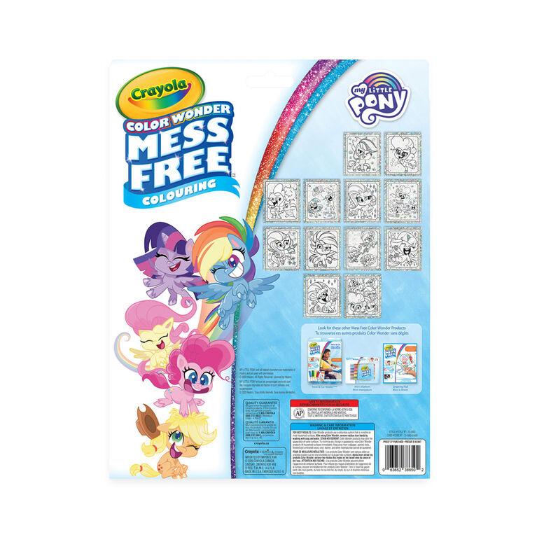 Crayola Color Wonder Mess-Free Glitter Paper & Markers Kit, My Little – The  Homery Online