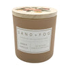 Sand + Fog Amber Vanilla scented candle