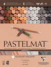 Clairefontaine - Pastelmat Glued Pad - Palette No. 2 - Charcoal Grey - 18 x 24 cm - 360g - 12 Sheets