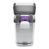 simplehuman® 45-Liter Rectangle LinerStep Trash Can w/Liner Pocket in Brushed Stainless Steel