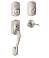 Schlage Camelot Left Handed Electronic Handleset with Accent Lever