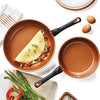 Farberware® Glide™ Nonstick Copper Ceramic 12-Piece Cookware Set