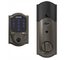 Schlage Connect Camelot Touchscreen Electronic Deadbolt with Built-in Alarm and Z-Wave Plus Technology
