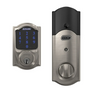 Schlage Connect Camelot Touchscreen Electronic Deadbolt with Built-in Alarm and Z-Wave Plus Technology