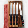 Wüsthof Gourmet 4-Piece Knife Set in Acacia Tray