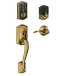 Schlage Camelot Touch Entry Handleset with Left Handed Accent Lever